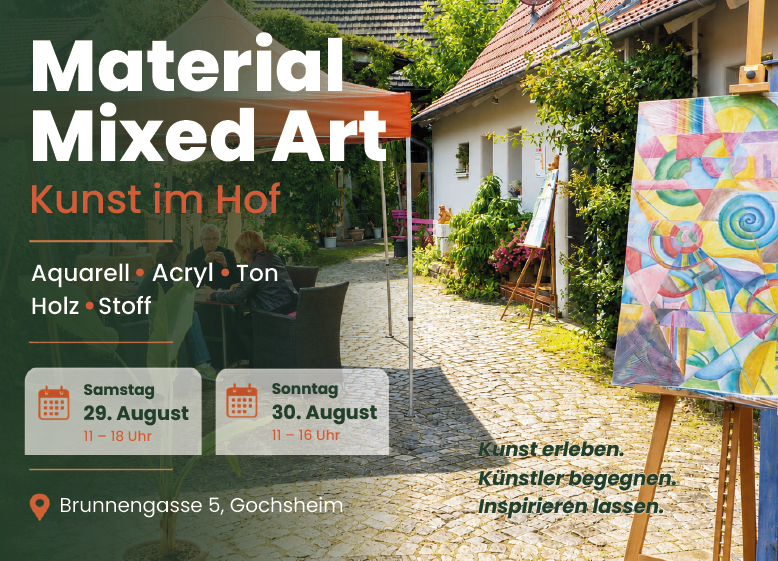 Flyer Kunst im Hof